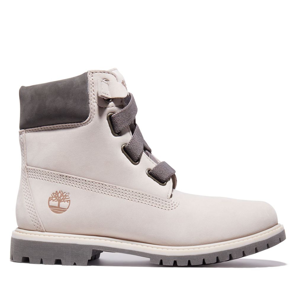 Bototos Timberland Mujer 6-Inch Premium Pull-On Blancas - Chile ESC-730291